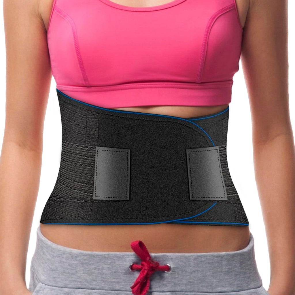 GRISHA Back Support Belt, Adjustable Lumbar Brace for Lower Back Pain Relief, Posture and Back Support for Men and Women